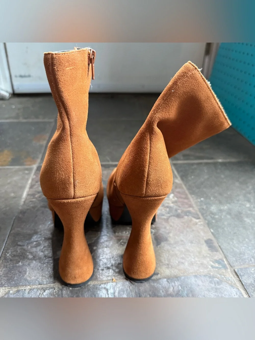 ASOS tan suede